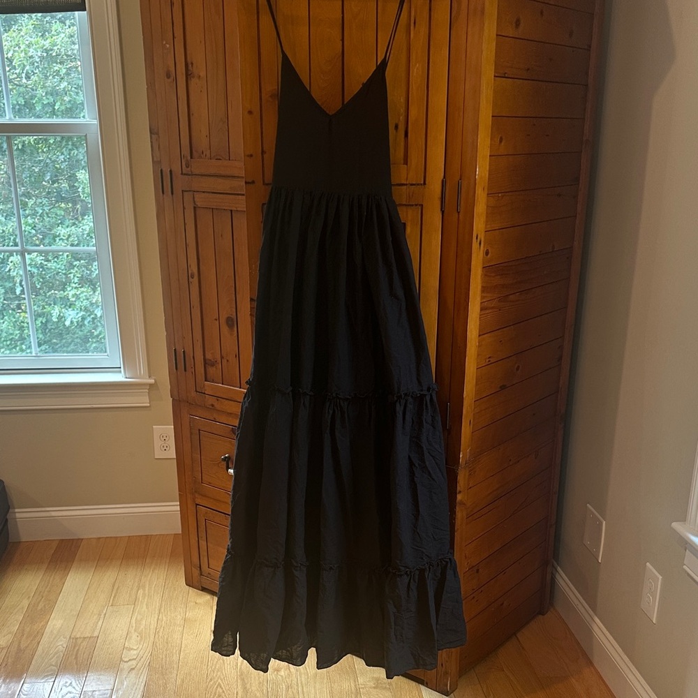By Together Black Tiered Maxi Dress
